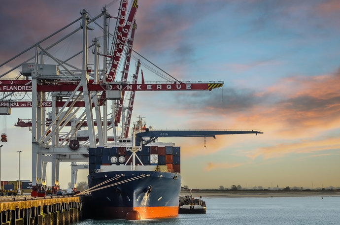 STS Container Cranes at Terminal des Flandres Heavy Duty Festoon Systems for STS Container Cranes of Terminal des Flandres at Port of Dunkirk